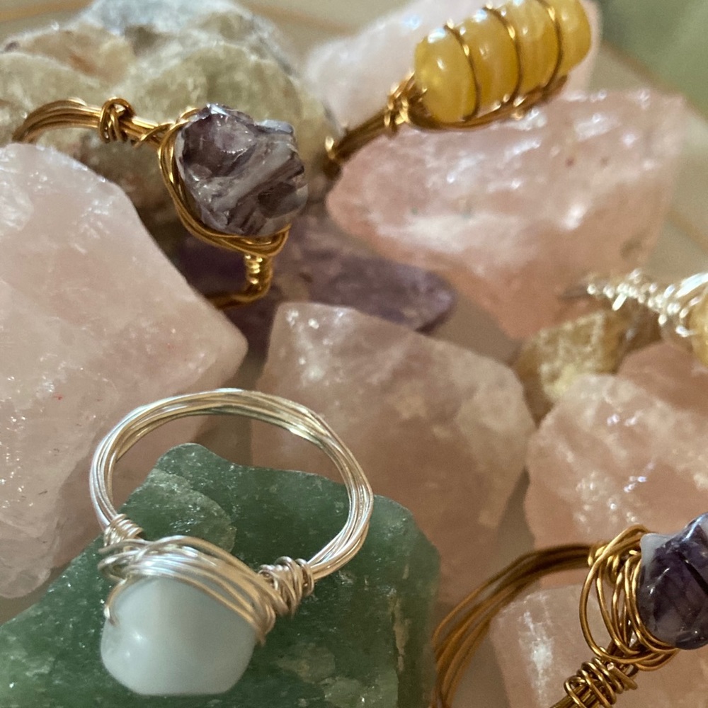 costume wire wrap rings